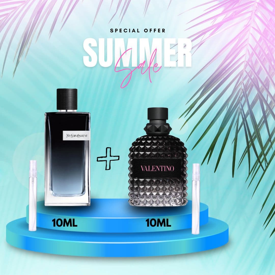 Pack 10ml Ysl Y + Valentino Born in Roma